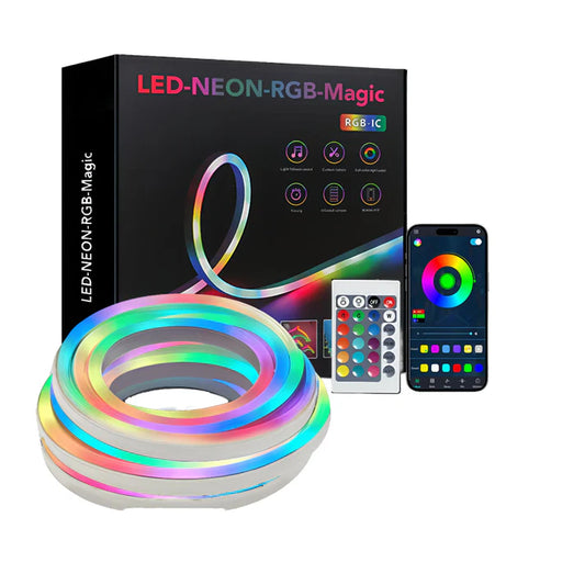 Bande LED RGB Multicolor (5m) Néon Flex Déco – Offre Décembre 💡✨