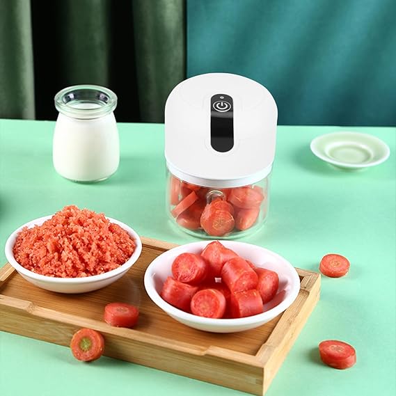 Mini Hachoir à Ail Électrique Sans Fil USB